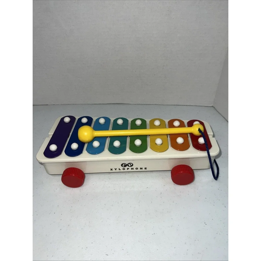Fisher-Price Xylophone Pull Along Musical Classic Toy 2009 Mattel 11